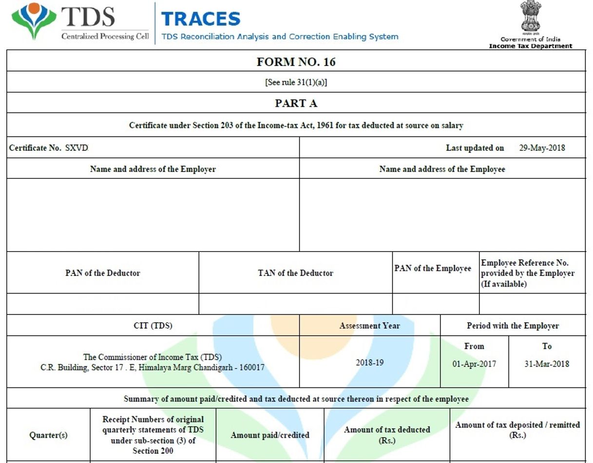 Providing Form 16 To All Pensioners And Family Pensioners CPAO