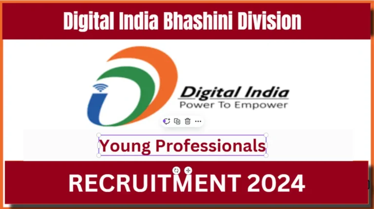 Bhashini Recruitment 2024: Young Professional