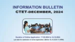 CTET December 2024 Information Bulletin