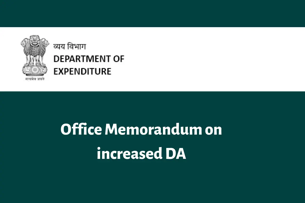 Finmin OM on increased DA