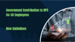 Government Contribution to National Pension System (NPS)