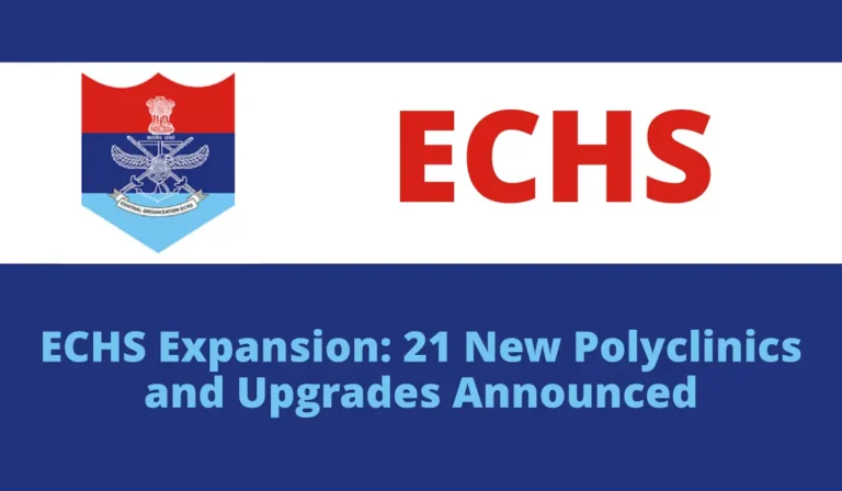 ECHS Expansion: 21 New Polyclinics and Upgrades Announced