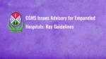 CGHS Issues Advisory for Empaneled Hospitals: Key Guidelines