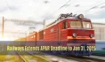 Railways Extends APAR Deadline to Jan 31, 2025