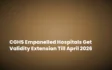 CGHS Empanelled Hospitals Get Validity Extension Till April 2026